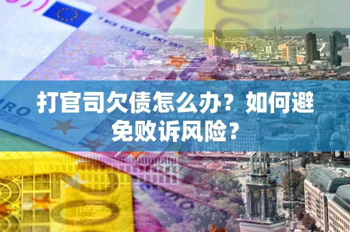 北京打官司欠债怎么办？如何避免败诉风险？