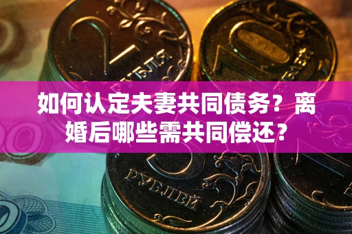 北京如何认定夫妻共同债务？离婚后哪些需共同偿还？