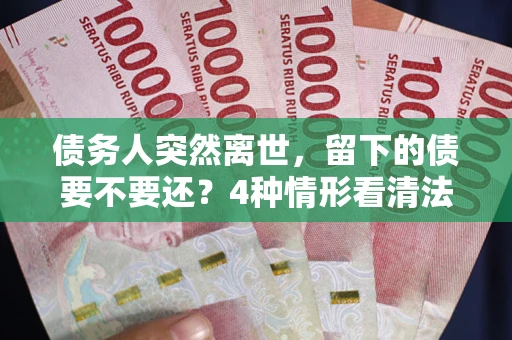 北京债务人突然离世，留下的债要不要还？4种情形看清法律判决