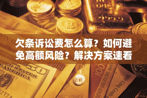 北京欠条诉讼费怎么算？如何避免高额风险？解决方案速看！