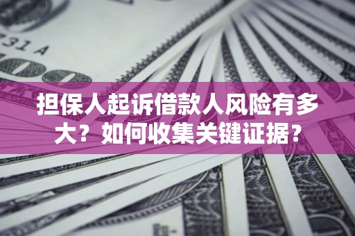北京担保人起诉借款人风险有多大？如何收集关键证据？