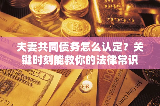 北京夫妻共同债务怎么认定？关键时刻能救你的法律常识